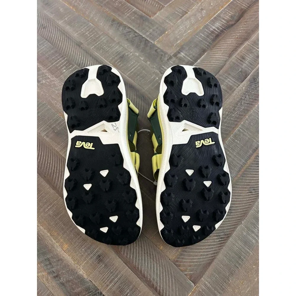 Teva Aventrail Green Yellow Men Hiking Outdoor Trail Sandal Size 10 NEW